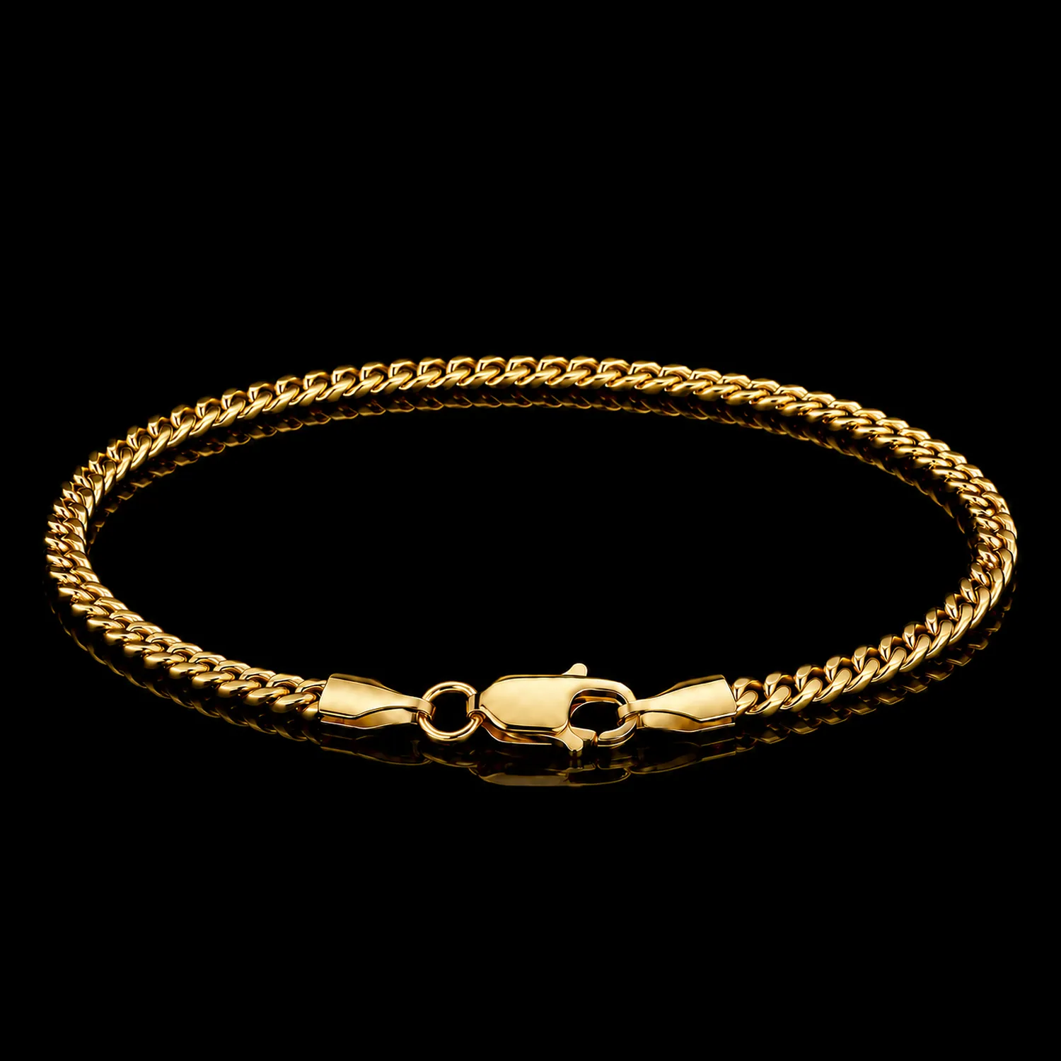 Bransoletka Miami Cuban Złota 3mm