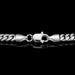 pozłacana srebrna bransoletka męska na rękę miami cuban 4mm royal ange