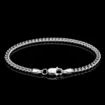 pozłacana srebrna bransoletka męska na rękę miami cuban 4mm royal ange